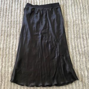 ATM 100% Silk MIDI Skirt, Size S